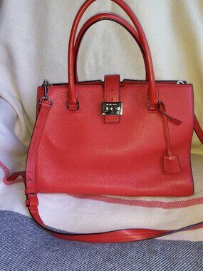 Michael Kors Studio Bond Large Pebbled Leather Satchel #044